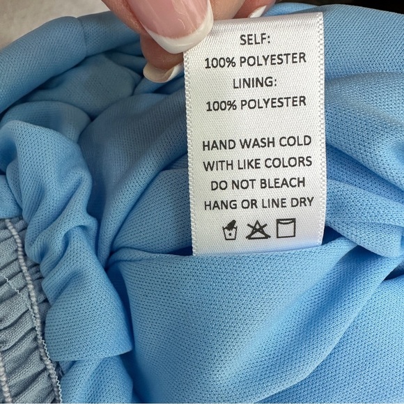 Sadie & Sage Sky Blue Mini Dress - Size M - Picture 11 of 14